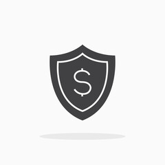 Money protection icon.