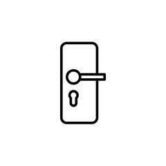 Door handle icon. Door symbol modern, simple, vector, icon for website design, mobile app, ui. Vector Illustration