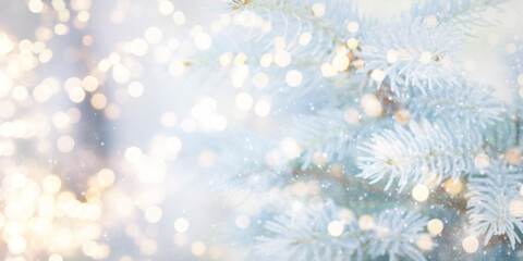 Blurred background. Christmas and New Year holidays background .