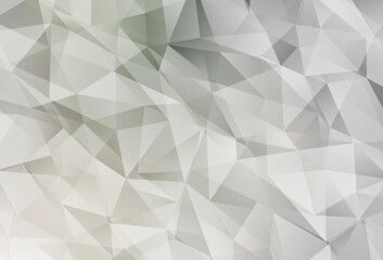 Light Gray vector low poly background.