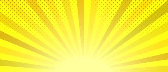 Obraz premium Abstract yellow striped background. Vector illustration.