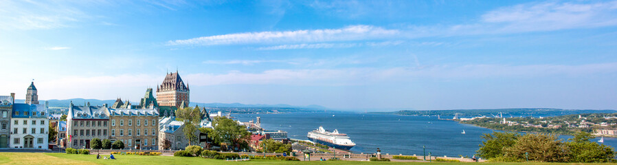 Panoramic View Québec from the Quebec Fortress Quebec City Québec Canada