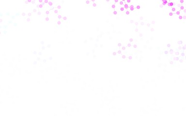 Light Pink, Green vector pattern with artificial intelligence network.