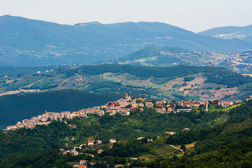 Fototapeta na wymiar The medieval town of Casoli in the province of Chieti