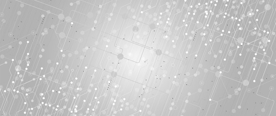 Abstract circuit board futuristic technology processing background