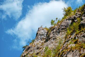 Fototapeta na wymiar Ramet gorges from Transylvania, Trascau mountains, Alba county, Romania