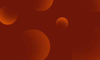 Red circles gradient on red dark abstract background. Modern graphic design element.