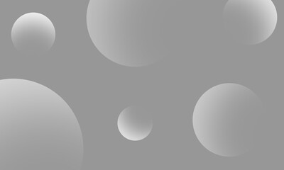 White circles gradient on gray abstract background. Modern graphic design element.