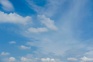 Blue sky with cloud background