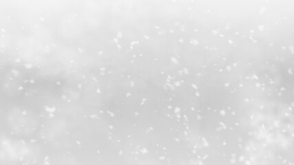 Christmas winter snowflake on white gray sky background.