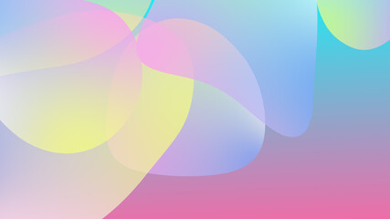 Abstract gradient geometric background. Fluid shapes and colorful graphic design.
