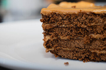 chocotorta comida fácil postre dulce con crema galletas de chocolate y dulce de leche típico de argentina
