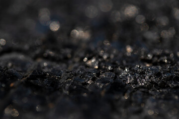 Dark texture of black color.
