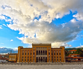 Vijecnica - City Hall And National Library Sarajevo Bosnia and  Herzegovina 