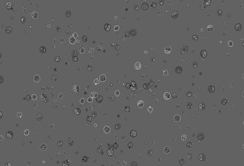 Light Gray vector background with cuisine gourmet.