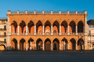 Fototapeta premium Loggia Amuela Palazzo on Prato della Valle in Padova, Italy