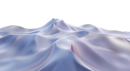 Obraz premium a gray satin fabric folds, 3d render