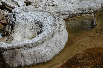 Mound Spring in the Mammoth Hot Springs Area, Yellowstone National Park