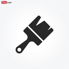 Paint Brush icon vector . Paint sign