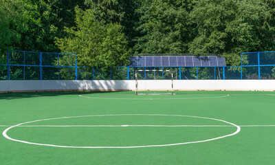 Fototapeta premium Sports ground near forest
