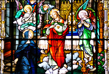 stained glass window
