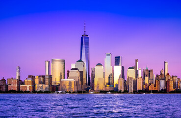 Fototapeta na wymiar Manhattan, New York in United States of America