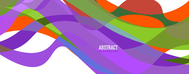 Fluid wave colorful abstract background. Dynamic colorful vibrant vector design