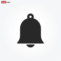 Notification icon vector . Bell sign
