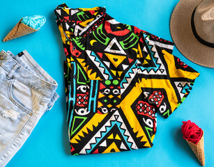 summer time outfit sunny day 