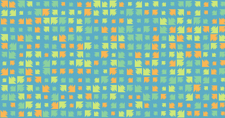 Abstract Color Halftone Dots generative art background illustration