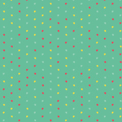 Abstract Color Halftone Dots generative art background illustration