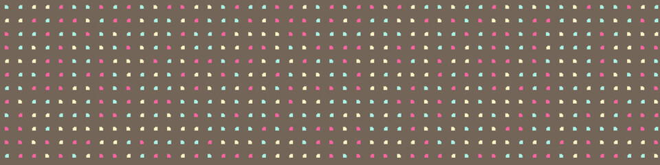 Abstract Color Halftone Dots generative art background illustration