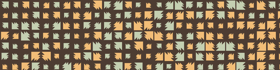 Abstract Color Halftone Dots generative art background illustration
