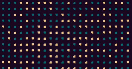 Abstract Color Halftone Dots generative art background illustration