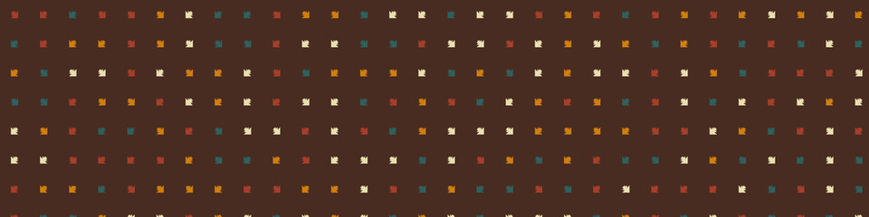 Abstract Color Halftone Dots generative art background illustration