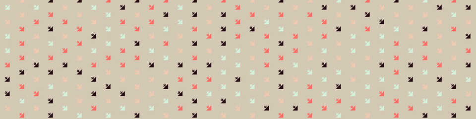 Abstract Color Halftone Dots generative art background illustration