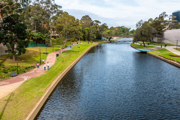 Parramatta Park and river near Sydney, NSW Australia