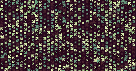 Abstract Color Halftone Dots generative art background illustration