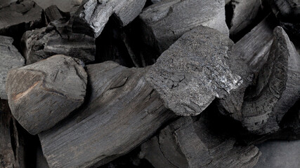 Fototapeta na wymiar Natural black coal background