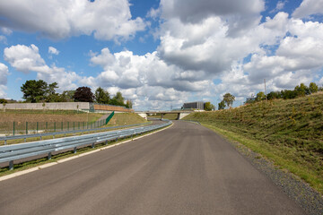 huerth, NRW, Germany, 09 06 2020, road constriction, still not open, no cars