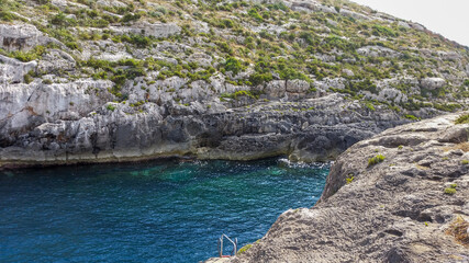 Cliffs of Mgarr Ix-Xini, Gozo, Malta