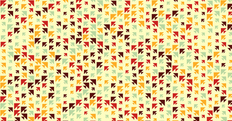 Abstract Color Halftone Dots generative art background illustration