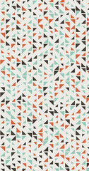 Abstract Color Halftone Dots generative art background illustration