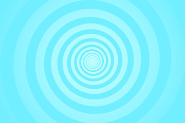 Turquoise spiral background. Swirl, circular shape on Turquoise background.