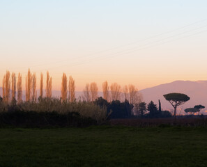 Obraz premium Paese in provincia di Roma.
