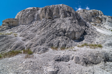 Mound Terrace in the Mammoth Hot Springs Area, Yellowstone National Park