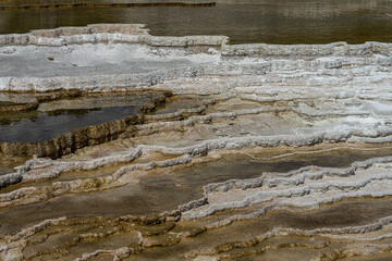 Mound Spring in the Mammoth Hot Springs Area, Yellowstone National Park