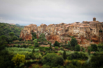 Fototapeta na wymiar Pitigliano, Tuscan village