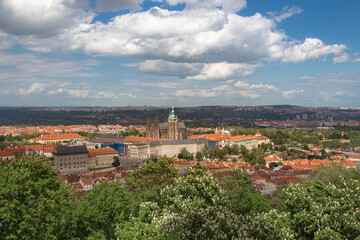 View of Hradcany in Prague