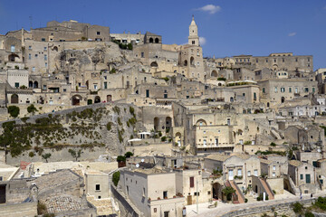 Panorama of Matera the city of Sassi